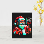 No Delivery, All Were Bad, Santa's Humorous Christ Karte (Gelbe Blume)
