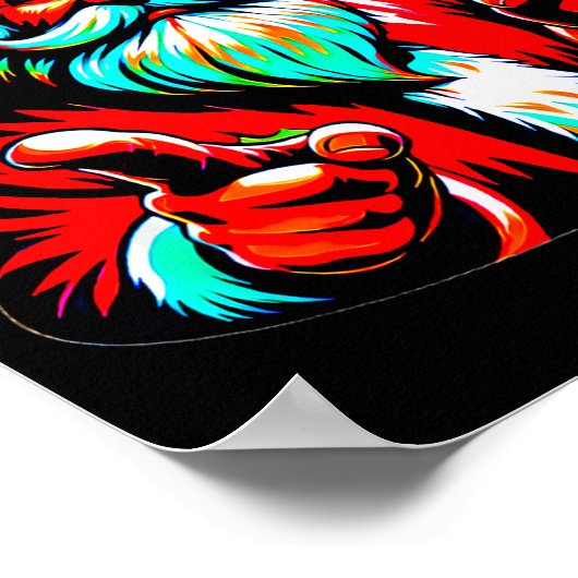 No Delivery, All Were Bad, Santa's Humorous Christ Poster (Ecke)