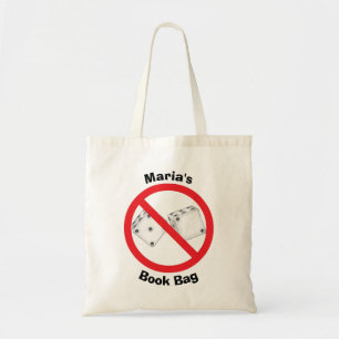 No Dice Book Bag Tragetasche