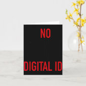 No Digital Id Karte (Gelbe Blume)