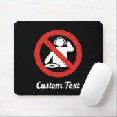 No-DJ-Zone-Mauspad Mousepad (Mit Mouse)