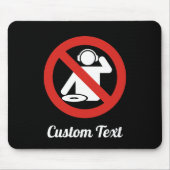No-DJ-Zone-Mauspad Mousepad (Vorne)