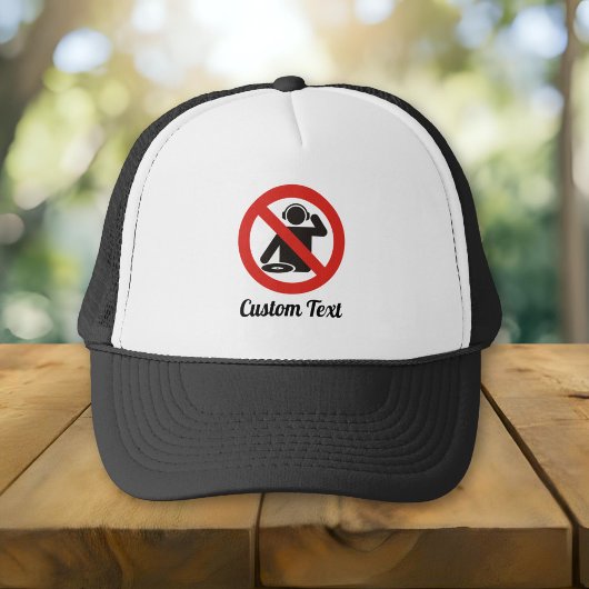 No-dj zone trucker hat truckerkappe