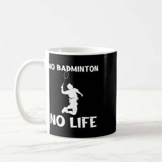 No Dminton No Life Shuttles Kaffeetasse (Links)