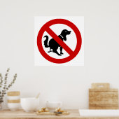 NO Dog Fouling ⚠ thailändisches ⚠ Poster (Küche)