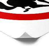 NO Dog Fouling ⚠ thailändisches ⚠ Poster (Ecke)