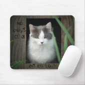 No Dogs Club Mousepad (Mit Mouse)