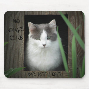 No Dogs Club Mousepad