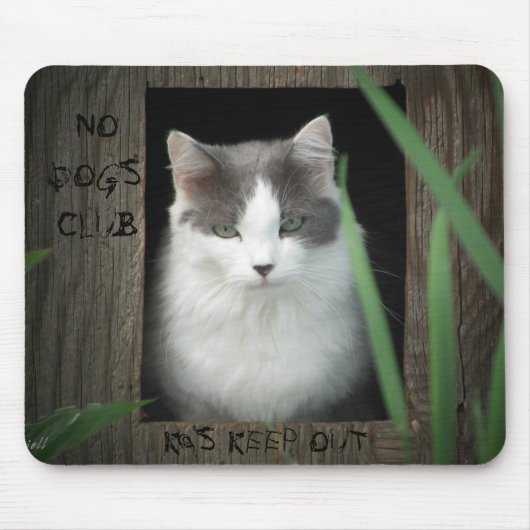 No Dogs Club Mousepad (Vorne)