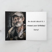 NO DOUBT - BELATED BIRTHDAY CARD DANKESKARTE (Innenseite)