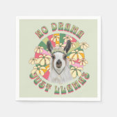 No Drama Just Llamas - Niedlich Boho Llama Serviette (Vorderseite)