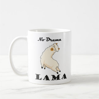 No Drama Lama funny Kaffeetasse
