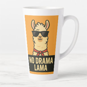 No Drama Lama - Nur Chill Vibes Milchtasse