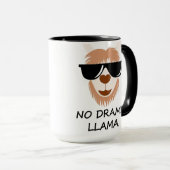 No Drama Lama Tasse (VorderseiteRechts)