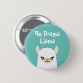 No Drama Llama Button (Vorne & Hinten)