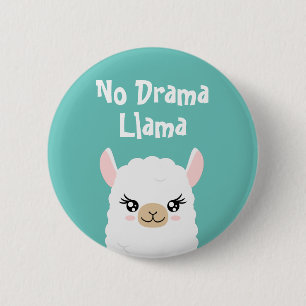 No Drama Llama Button