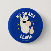 No Drama Llama Button (Vorderseite)