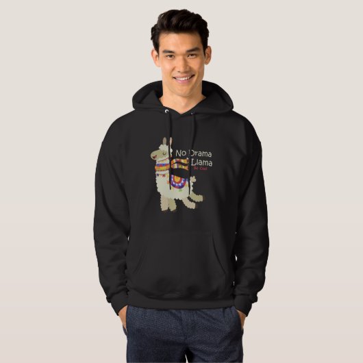 No Drama Llama Hoodie (Vorne ganz)