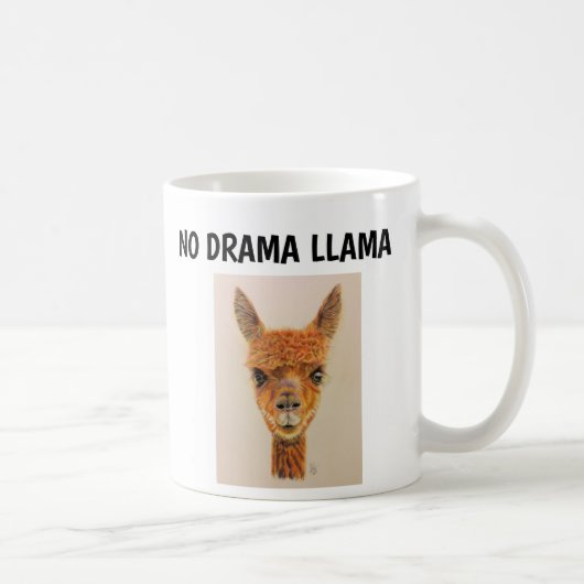NO DRAMA LLAMA Kaffeemugs Kaffeetasse (Rechts)