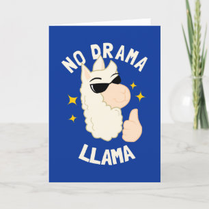 No Drama Llama Karte