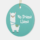 No Drama Llama Keramik Ornament (Links)