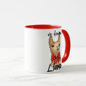 No Drama Llama Llama Llama Tasse (VorderseiteRechts)