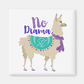 No Drama Llama Magnet (Vorne)