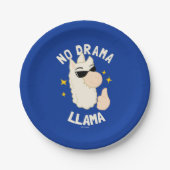 No Drama Llama Pappteller (Vorderseite)