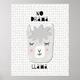 No Drama Llama Poster