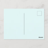 No Drama Llama Postkarte (Rückseite)