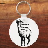 No Drama Llama Schlüsselanhänger (Vorderseite)