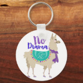 No Drama Llama Schlüsselanhänger (Vorderseite)