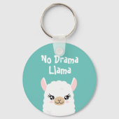 No Drama Llama Schlüsselanhänger (Vorderseite)