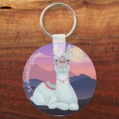 No Drama Llama Schlüsselanhänger (Vorderseite)
