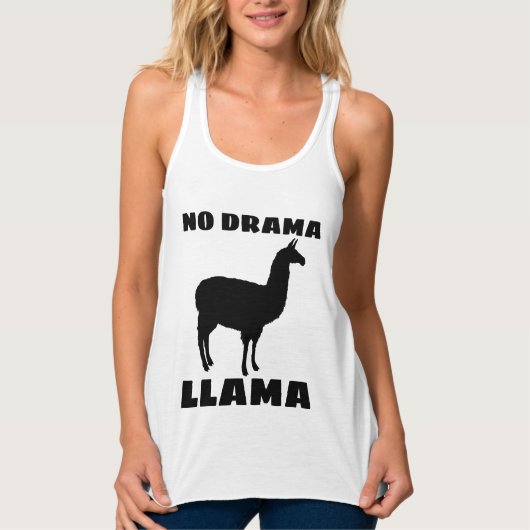 NO DRAMA LLAMA T - SHIRT (Vorderseite)