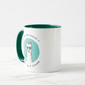 No Drama Llama Tasse (Vorderseite Links)