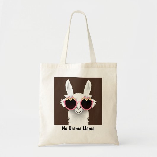 No Drama Llama Tragetasche (Vorne)