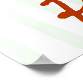 No Drama Only Pasta Poster (Ecke)