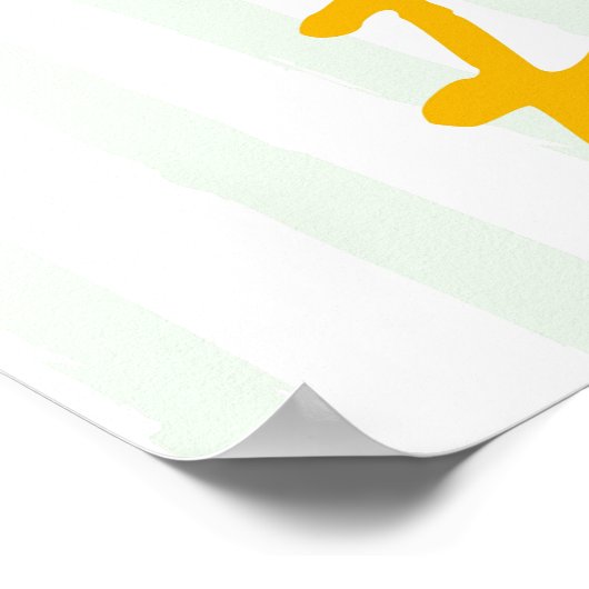 No Drama Only Pasta Poster (Ecke)