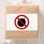 NO Durian Tropical Frucht ⚠ thailändischen Zeichen (Insitu)