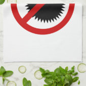 NO Durian Tropical Frucht ⚠ thailändischen Zeichen Handtuch (Gefaltet)