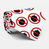 NO Durian Tropical Frucht ⚠ thailändischen Zeichen Krawatte (Gerollt)