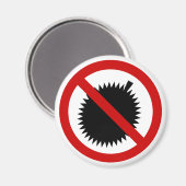 NO Durian Tropical Frucht ⚠ thailändischen Zeichen Magnet (Vorderseite/Rückseite)
