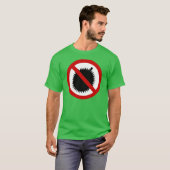 NO Durian Tropical Frucht ⚠ thailändischen Zeichen T-Shirt (Vorne ganz)