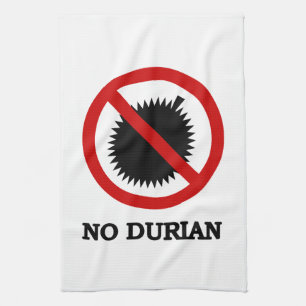 NO Durian Tropical Fruchtzeichen Geschirrtuch