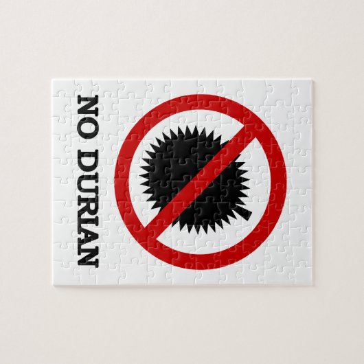 NO Durian Tropical Fruchtzeichen Puzzle (Horizontal)