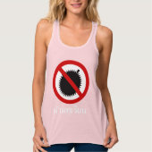 NO Durians ⚠ thailändisches Skriptzeichen ⚠ Tank Top (Vorderseite)