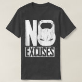 No Ecuses Kettlebell T-Shirt (Design vorne)