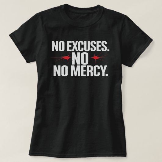 No Entschuldigung No Merci - Motivierend Gym-T - S T-Shirt (Design vorne)