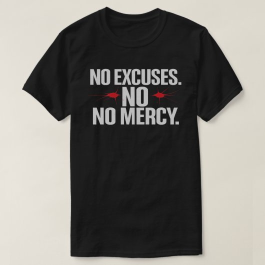 No Entschuldigung No Merci - Motivierend Gym-T - S T-Shirt (Design vorne)